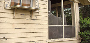 broken window